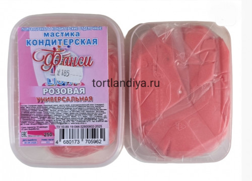Мастика сахарная "Фанси Light" розовая 250гр 