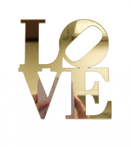 Зеркальный топпер "LOVE", арт.НОВ123 Зеркальный топпер "LOVE", арт.НОВ123
