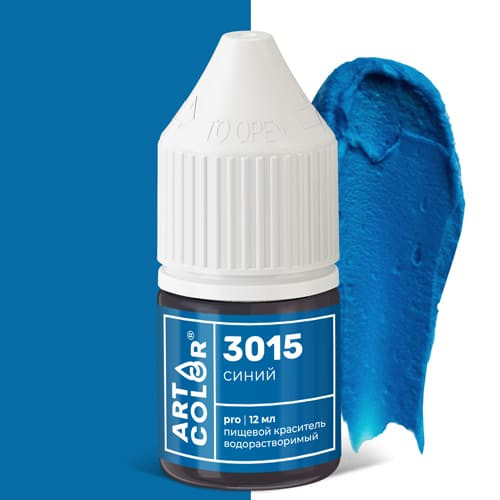 Краситель гелевый Art Color 15мл Синий - 3 Краситель гелевый Art Color 15мл Синий - 3