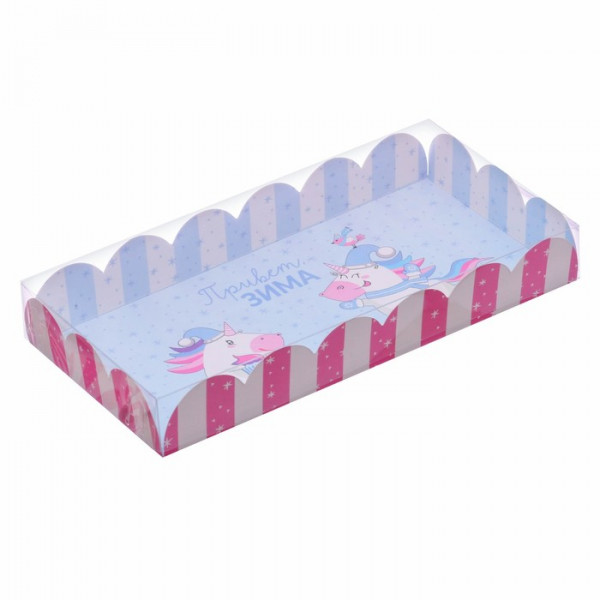 Коробка для пряников с рисунком Привет зима 21*11*3,арт.3613795 - 1