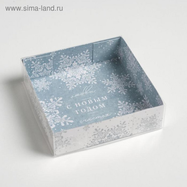 Коробка для пряников с рисунком Let it snow 12*12*3,арт.5139784 - 2 Коробка для пряников с рисунком Let it snow 12*12*3,арт.5139784 - 2