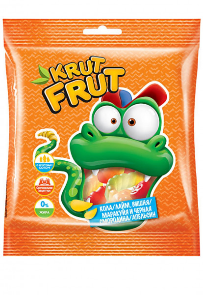 Мармелад Krutfrut в форме забавных змеек, 70гр - 1