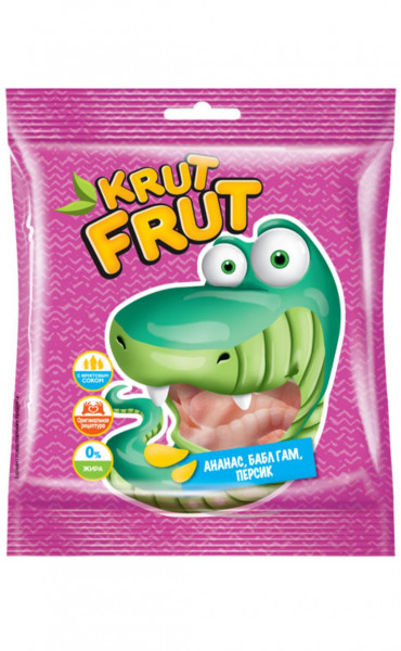 Мармелад Krutfrut в форме червячки, 70гр - 1