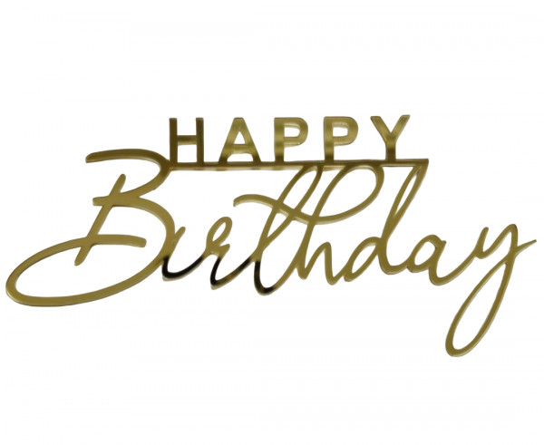 Зеркальный топпер HAPPY birthday, арт.РЗА171 - 3