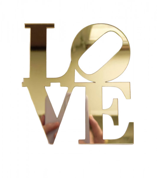 Зеркальный топпер LOVE, арт.НОВ123 - 2