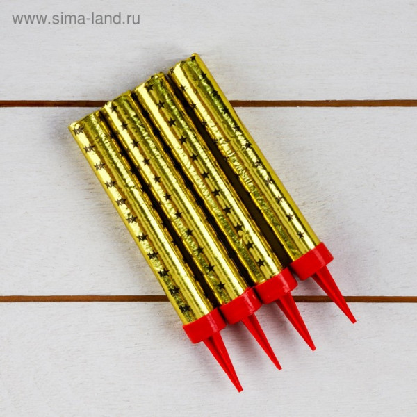 Свеча фонтан 10см 4шт арт.4682661 - 1
